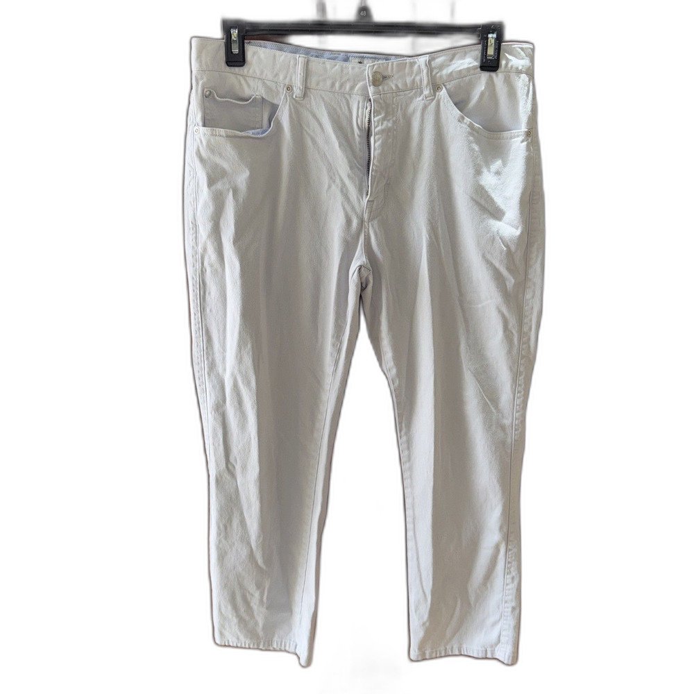 Peter Millar Ultimate Sateen Five-Pocket Pant | Sand Size 35 not 36